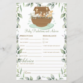 Noah's Ark Greenery Baby Predictions and Advice