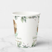 Noah's Ark Greenery Baby shower Baptism Birthday Papieren Bekers (Rechts)