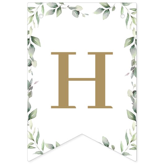 Noah's Ark Greenery Birthday Baby shower Baptisme Vlaggetjes (Tweede vlag)