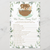 Noah's Ark Greenery die mama het beste spel kent (Voorkant)