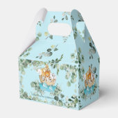 Noah's Ark Greenery doop 1e verjaardag Baby Bedankdoosjes (Achterkant)