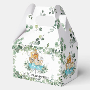 Noah's Ark Greenery doop 1e verjaardag Baby Bedankdoosjes