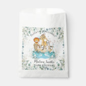 Noah's Ark Greenery Gender Neutral Baby shower Bedankzakje (Voorkant)