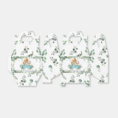 Noah's Ark groen doop 1e verjaardag Bedankdoosjes (Uitgevouwen)