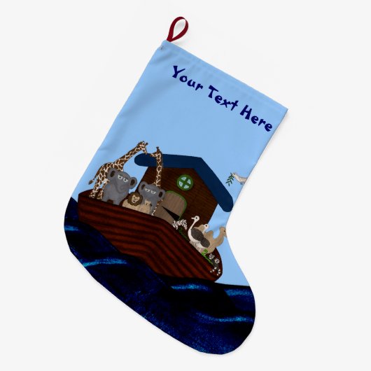 Noah's Ark Grote Kerstsok (Voorkant (Hangend))