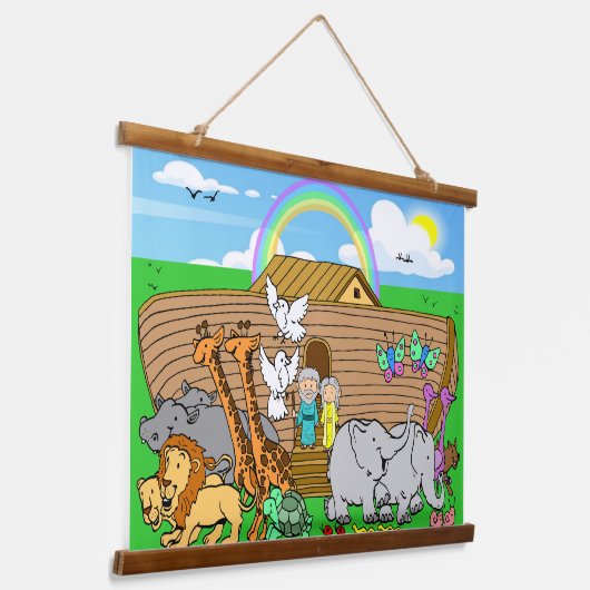 Noah's Ark Hangend Wandkleed (Gebogen)