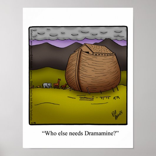Noah's Ark Humor Poster Gift (Voorkant)