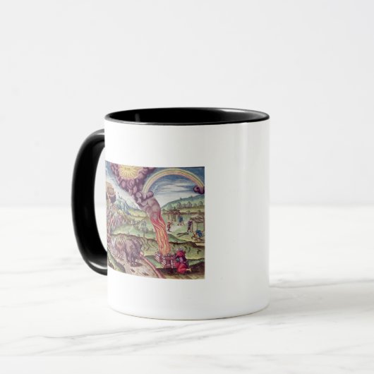 Noah's Ark, illustratie uit 'Brevis Narratio' Mok (Voorkant links)