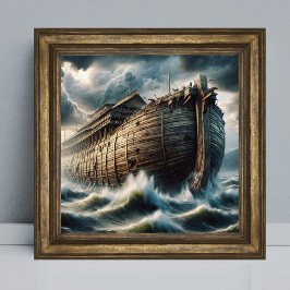 Noah's Ark in the Flood Christelijke Bijbelverhaal Poster