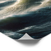 Noah's Ark in the Flood Christelijke Bijbelverhaal Poster (Hoek)