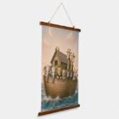 Noah's Ark Islamitische Peuterklas Hangend Wandkleed (Gebogen)