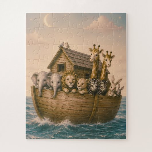 Noah's Ark Islamitische Peuterspeelzaal Legpuzzel (Verticaal)