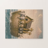 Noah's Ark Islamitische Peuterspeelzaal Legpuzzel (Horizontaal)