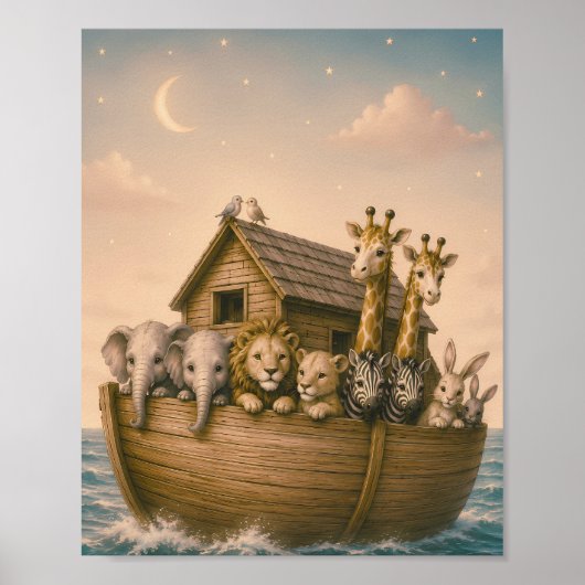 Noah's Ark Islamitische Peuterspeelzaal Poster (Voorkant)