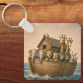 Noah's Ark Islamitische Peuterspeelzaal Sleutelhanger (Voorkant)