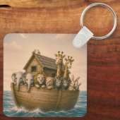 Noah's Ark Islamitische Peuterspeelzaal Sleutelhanger (Achterkant)