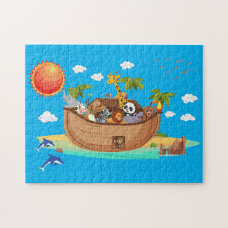 Noah's ark jigsaw puzzle legpuzzel