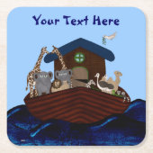 Noah's Ark Kartonnen Onderzetters (Voorkant)