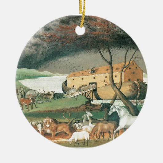 Noahs Ark Keramisch Ornament (Voorkant)