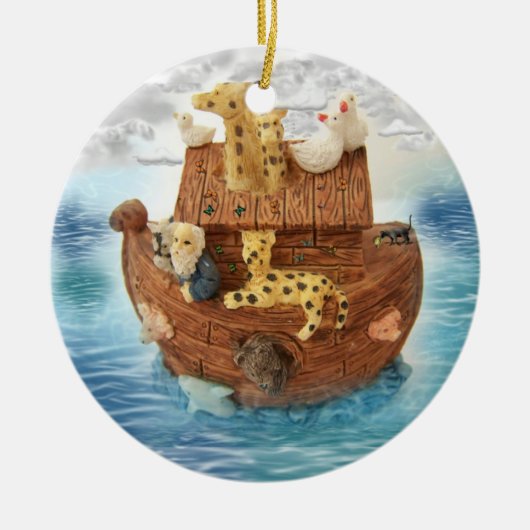 Noah's Ark Keramisch Ornament (Voorkant)
