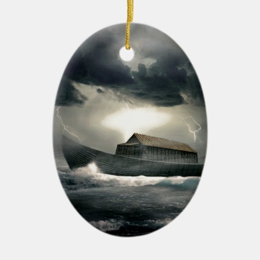 Noah's Ark Keramisch Ornament (Voorkant)