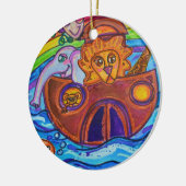Noah's Ark Keramisch Ornament (Links)