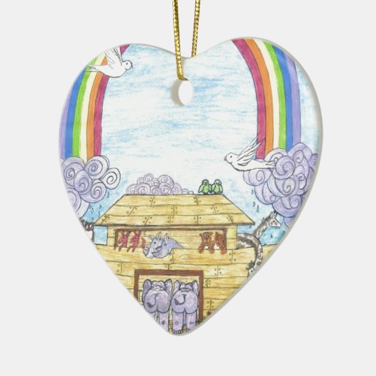 Noah's Ark Keramisch Ornament (Links)