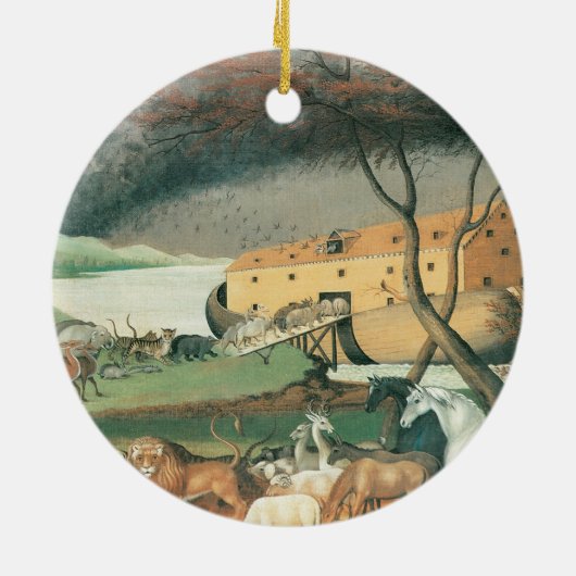 Noah's Ark Keramisch Ornament (Achterkant)