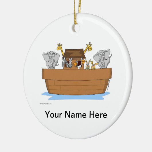 Noah's Ark Keramisch Ornament (Links)