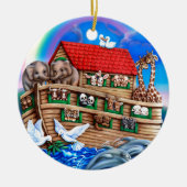 Noah's Ark Keramisch Ornament (Voorkant)