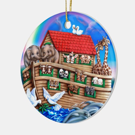 Noah's Ark Keramisch Ornament (Links)