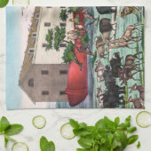 "Noah's Ark" keukenhanddoek (Gevouwen)