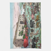 "Noah's Ark" keukenhanddoek (Verticaal)