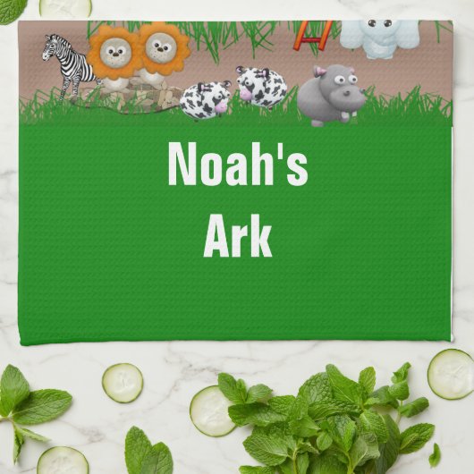 Noah's Ark Kitchen Towel Theedoek (Gevouwen)