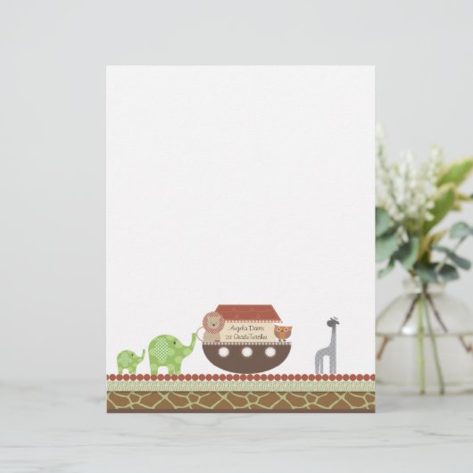 Noahs Ark Letterhead (Staand voorkant)