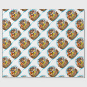 Noah's ark met Oerwouden dieren Cadeaupapier (Vlak)