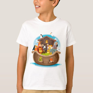 Noah's ark met Oerwouden dieren T-shirt