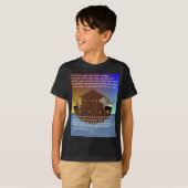 Noah's Ark (met scriptuur) Kinderen T-Shirt (Voorkant volledig)