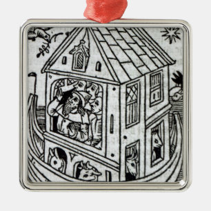 Noah's Ark Metalen Ornament