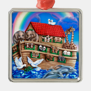 Noah's Ark Metalen Ornament