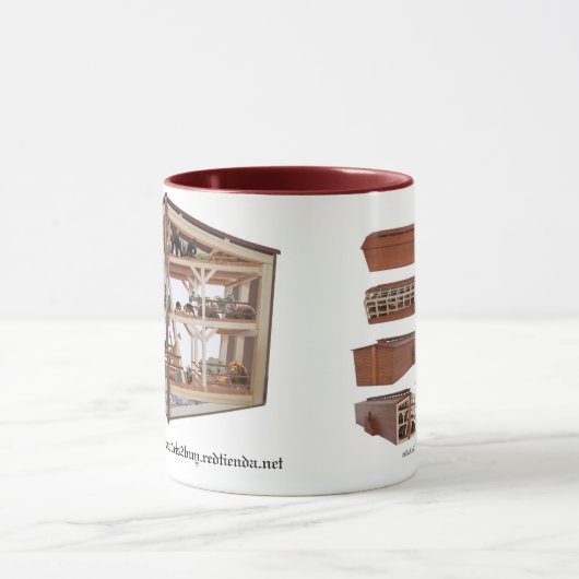 Noahs Ark Model Coffee Mok (Midden)