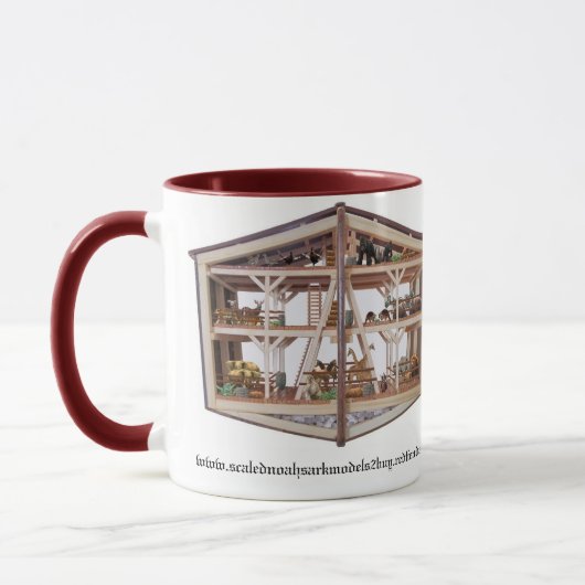 Noahs Ark Model Coffee Mok (Links)