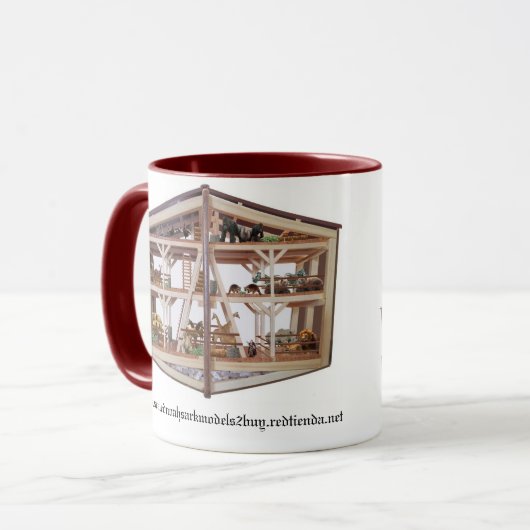Noahs Ark Model Coffee Mok (Voorkant links)