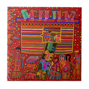 Noah's Ark Mola Keramische Tegel Tegeltje