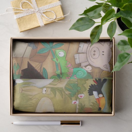 Noah's Ark Nursery Decoupage Tissuepapier (Geschenk)