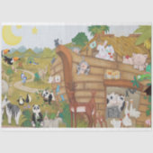 Noah's Ark Nursery Decoupage Tissuepapier (Voorkant)