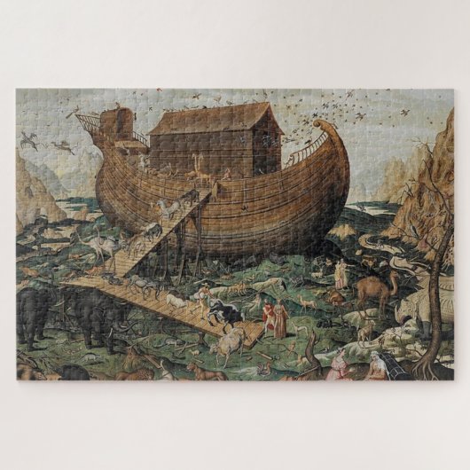Noahs Ark op Mount Ararat door Simon de Myle Legpuzzel (Horizontaal)