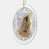 Noah's ark op Zee Keramisch Ornament (Links)