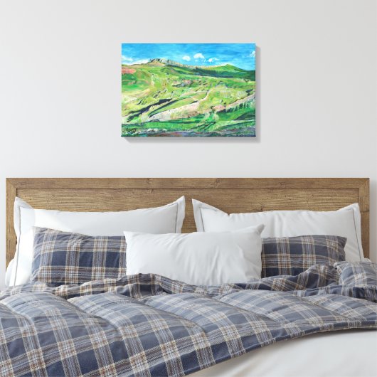 Noah's Ark Painting Canvas Print (Insitu (Slaapkamer))