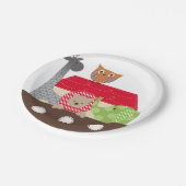 Noah's Ark Paper-Borden - 7 inch Papieren Bordje (Gekanteld)